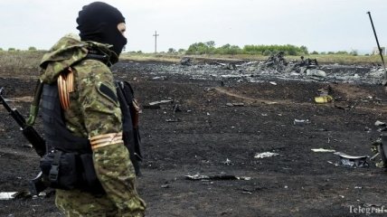СНБО: Боевики вывезли тела погибших пассажиров с места аварии 