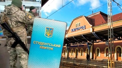 Встреча с представителями ТЦК на вокзале закончилась для студента из Харькова отправкой на передовую. Фотоколлаж "Телеграфа".
