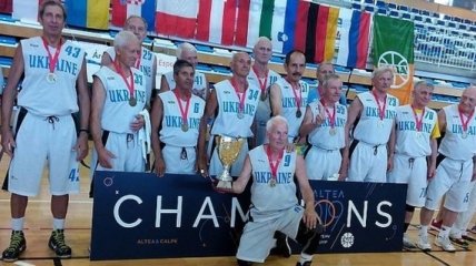 Сборная Украины по баскетболу стала чемпионом Европы среди 70-летних