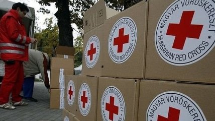Крастный крест направил на Донбасс гуманитарную помощь 