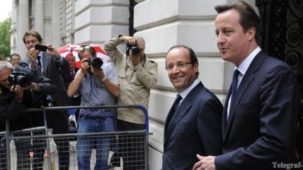 Олланд прибыл в Британию с первым официальным визитом