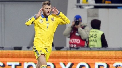 Ярмоленко включен в топ-20 лучших футболистов Евро-2016