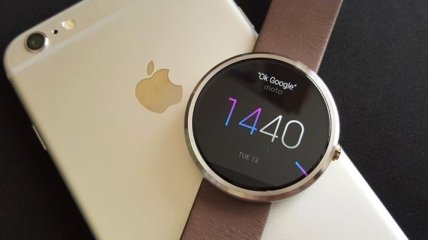 "Умные" часы на Android Wear не совместимы Apple HealthKit