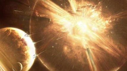 NASA показала взрыв сверхновой звезды (Видео)