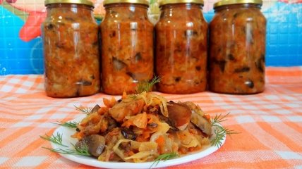 Солянка з грибами на зиму – простий рецепт
