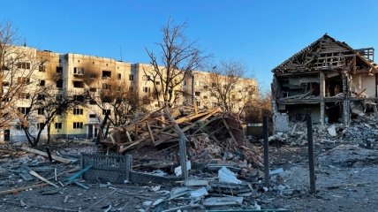 Знищені росіянами будинки в Україні