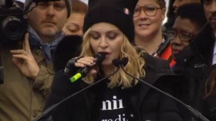 Мадонна присоединилась к Маршу женщин в Вашингтоне (Видео)