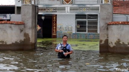 Масштабное наводнение в Китае затронуло 220 тысяч человек