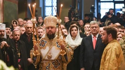 Предстоятеля ПЦУ митрополита Епифания интронизировали: фото и видео
