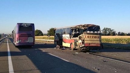 В Кировоградской области не разминулись два пассажирских автобуса, двое погибших