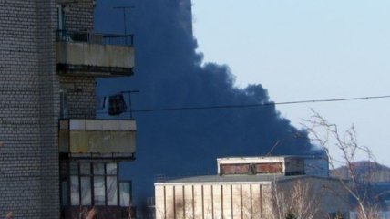Пожар на Углегорской ТЭС лишил электроэнергии 12 тысяч человек