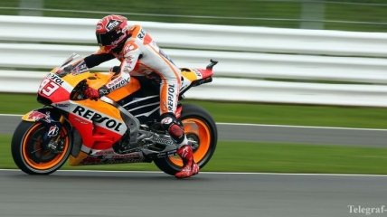 Маркес выиграл квалификацию MotoGP в Великобритании (Фото)