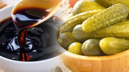 Оцет у рецепті маринованих огірків можна замінити на соєвий соус