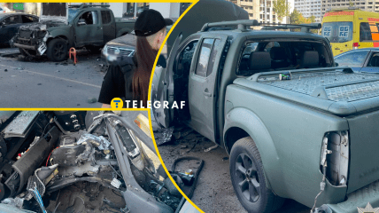 В Киеве подорвали автомобиль