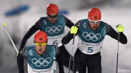 Немцы заняли весь пьедестал в лыжном двоеборье на Олимпиаде-2018