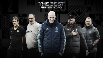 ФИФА назвала имена претендентов на награду "лучший тренер года"