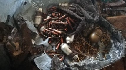 На Луганщине нашли тайник с боеприпасами