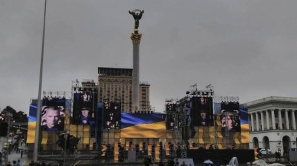 В Киеве собираются люди на парад ко Дню Независимости