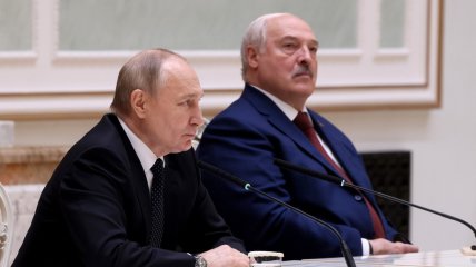 Володимир Путін та Олександр Лукашенко