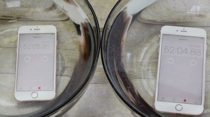 iPhone 6s выдержал погружение в воду на 1 час (Видео)