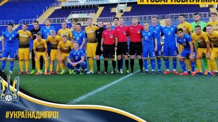 Сборная Украины обыграла дебютанта УПЛ в контрольном матче