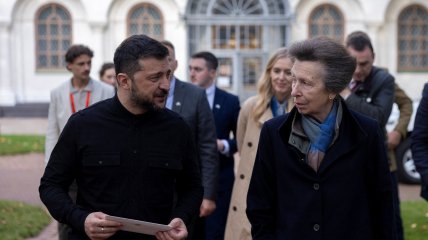 Это первый визит принцессы Анны в Украину со времени независимости