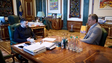 Владимир Зеленский и Дмитрий Кулеба