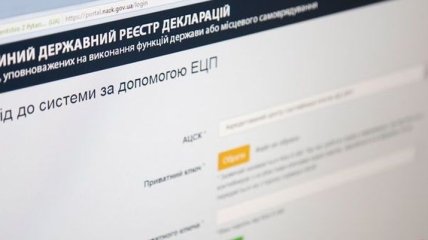 Савченко не может подать е-декларацию