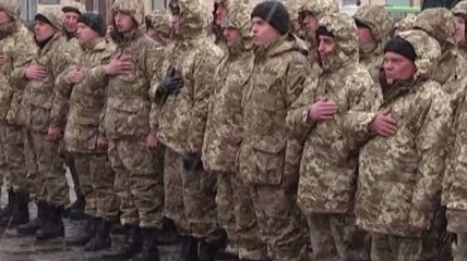 70 военнослужащих 92-й бригады отправились на передовую (Видео)