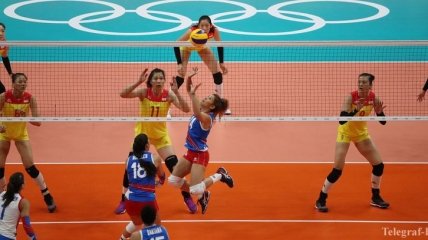 Олимпиада-2016. Женская сборная Китая по волейболу победила пуэрториканок