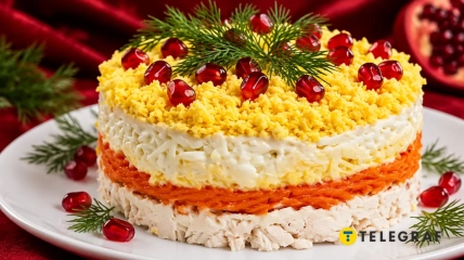 Салат «Бунито» с куриным филе и морковью по-корейски
