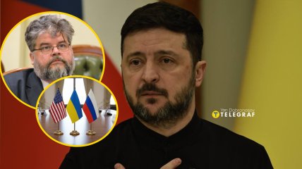 Богдан Яременко, Владимир Зеленский, флаги