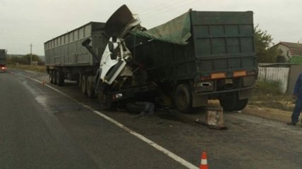 В Николаевской области в результате ДТП погиб водитель грузовика