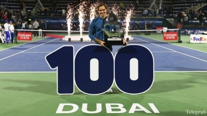 Федерер завоевал 100-й титул в карьере