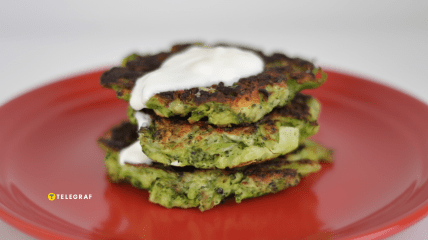 Оладьи из брокколи