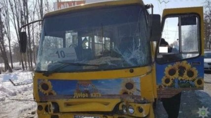 В Луцке столкнулись две маршрутки: пострадали 11 пассажиров