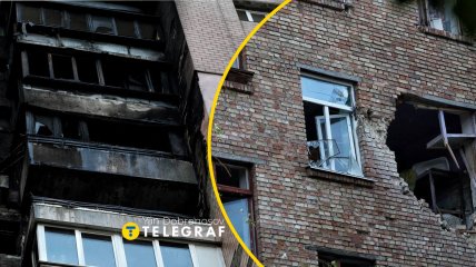 Последствия ночной атаки по Киеву