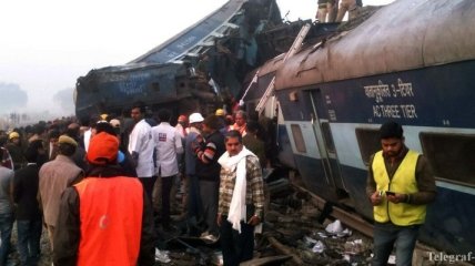 Железнодорожная катастрофа в Индии: много погибших и раненых