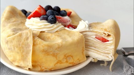 Торт из блинов