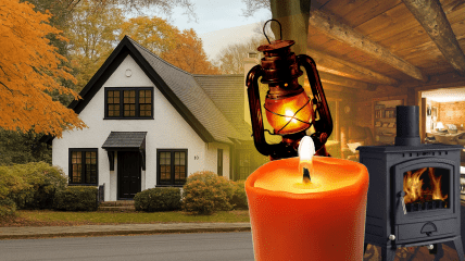 Зігрітися взимку без опалення допоможе гасова лампа, буржуйка та свічки