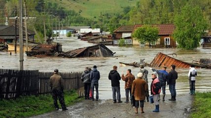 Уровень воды в реке Бия, в Алтайском крае, продолжает расти