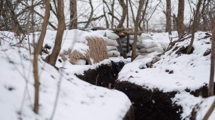 Окопи на лінії фронту