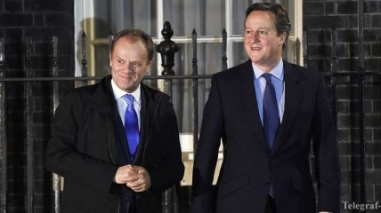 В Лондоне прошли переговоры Туска и Кэмерона