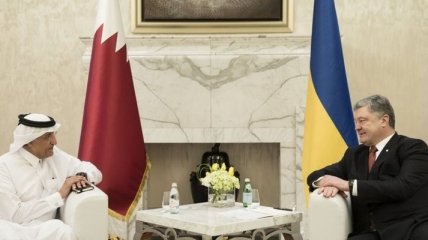 Порошенко: Катар может стать экспортером сжижженого газа в нашу страну 