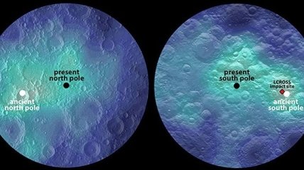 Ученые из США и Японии выявили смещение полюсов Луны