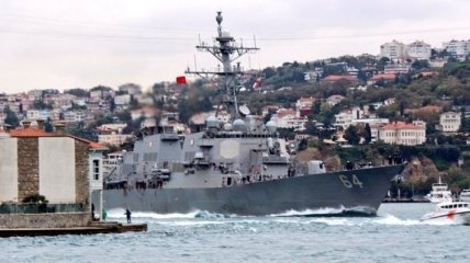 Военный корабль США вошел в Черное море