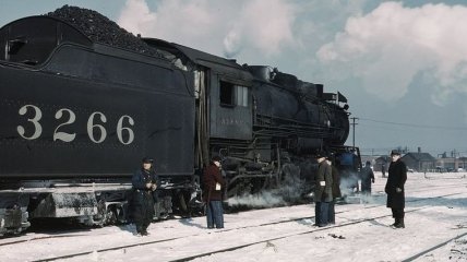 Железная дорога США 1940-х годов (Фото)