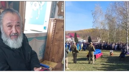 Отпели во дворе: на Буковине священник УПЦ МП не впустил в храм гроб c телом украинского защитника (видео)