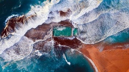 Вид с высоты: удивительная красота пляжей Сиднея (Фото)