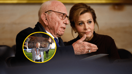 Медиамагнат Руперт Мердок и россиянка Елена Жукова